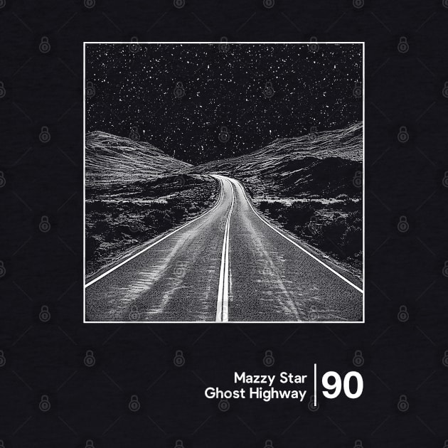 Ghost Highway - Minimalist Style Graphic Design by saudade